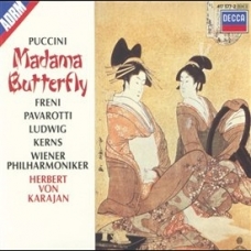 PUCCINI:MADAMA BUTTERFLY-FRENI,PAVAROTTI/KARAJAN (3CD+LIBRET