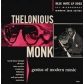 THELONIUS MONK:GENIUS OF MODERN MUSIC VOL.1 (RVG)I          