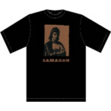 CAMARON:ARTICULOS REGALO:=T-SHIRT=:BUSTO -XL-NEGRA-(CAMISETA