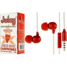 EARPHONES-JUICEBOX-STRAWBERRY (AURICULARES) -IMPORTACION-   