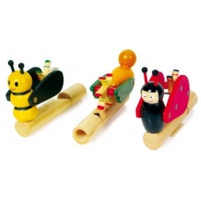 ARTICULOS REGALO:FLAUTAS ANIMALES, SET DE 3 / TIERFLOT?N    