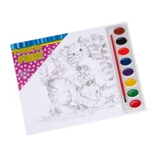 ARTICULOS REGALO:SET DE PINTURA ANIMALES, SET DE 3/MALSET   