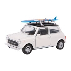 ARTICULOS REGALO:COCHE MINIATURA MINI COOPER 1300+PLANCHA   