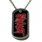 ARTICULOS REGALO:SLIPKNOT=DOG TAG=-LOGO (COLGANTE)          