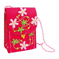 ARTICULOS REGALO:BOLSA DE BANDOLERA DE FIELDRO FLORA        