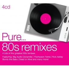 VARIOS - PURE...80S REMIXES (4CD) -IMPORTACION-            