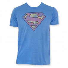 ARTICULOS REGALO:SUPERMAN =T-SHIRT=COLOUR LOGO-S-BLUE(CAMISE