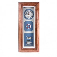 ARTICULOS REGALO:CUADRO C/NUDO, C/RELOJ MOD 01, 18X45X4CM   