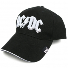 AC/DC = BASEBALL CAP= WHITE LOGO PUFF EMB...(GORRA) -IMPORTA
