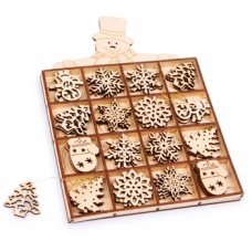 ARTICULOS REGALO:COLGANTE CAJA  DE MU?ECO NIEVE, 48 PZS.    