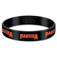 PANTERA:=-GUMMY WRISTBAND=LOGO -IMPORTACION-                