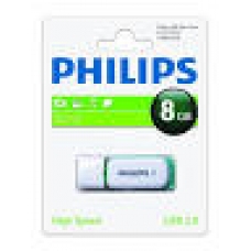 ELECTRONICA:PHILIPS USB 2.0 8GB SNOW GREEN (PEN-DRIVE)      