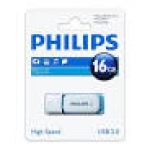 ELECTRONICA:PHILIPS USB 2.0 16GB SNOW BLUE (PEN-DRIVE)      