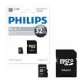 ELECTRONICA:PHILIPS MICRO SDHC CARD 32GB CLASS 10 ADAPT.    