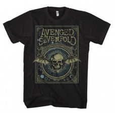 AVENGED SEVENFOLD:=T-SHIRT=-ORNATE DEATH BAT -L-.BLACK(CAMI AVENGED SEVENFOLD:=T-SHIRT=-ORNATE DEATH BAT -L-.BLACK(CAMI