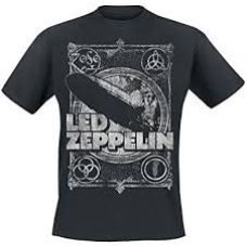 LED ZEPPELIN: =T-SHIRT=-SHOOK ME -M- BLACK (CAMISETA)       