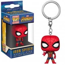 ARTICULOS REGALO:LLAVERO POP MARVEL INFINITY WAR -IRON SPIDE