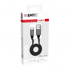 ELECTRONICA:EMTEC CABLE USB-A TO LIGHTNINIG                 