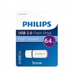 ELECTRONICA:PHILIPS USB 2.0 64GB SNOW PURPLE (PEN-DRIVE)    