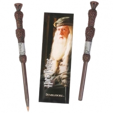 ARTICULOS REGALO:VARITA BOLIGRAFO Y MARCAPAGINAS DUMBLEDORE 