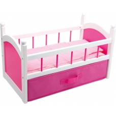 ARTICULOS REGALO:CAMA DE MUÑECAS, PINK                      