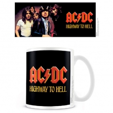 ARTICULOS REGALO:TAZA HIGHWAY TO HELL COFFE AC/DC           
