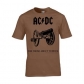 AC/DC=T-SHIRT=-FOR THOSE ABOUT TO ROCK -M- (BROWN) (CAMISERA