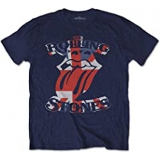 ROLLING STONES, THE:T-SHIRT=-BRITISH TONGHE CHARCOAL -M- (CA