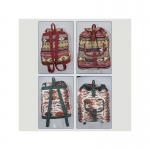 ARTICULOS REGALO:MOCHILA ALGODON 30X35CM MOD. SURT.         