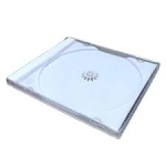MUEBLES ACCESIORIOS AUDIO VIDEO:CAJA 1CD BANDEJA TRANSPARENT